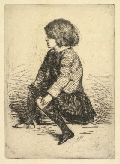 Seymour Haden Jr., sentado de James Abbott McNeill Whistler