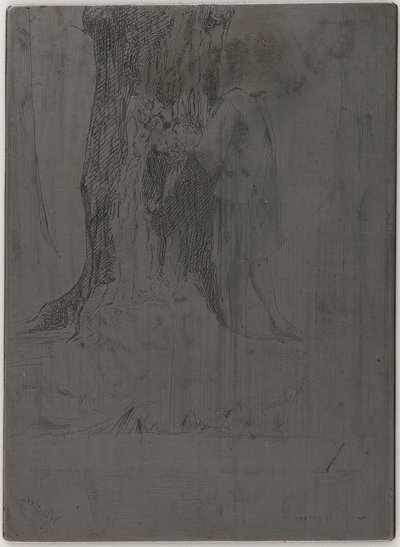 Seymour bajo un árbol, 1859 de James Abbott McNeill Whistler