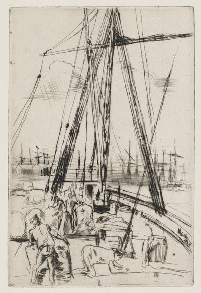 Embarcaciones en Liverpool de James Abbott McNeill Whistler