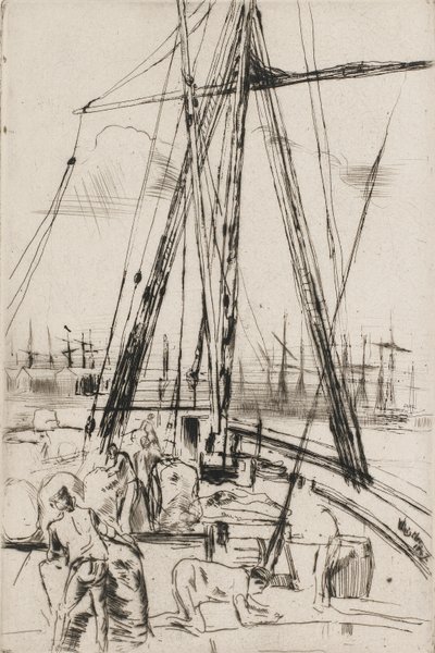 Envíos en Liverpool, 1867 de James Abbott McNeill Whistler