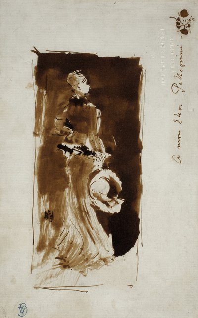 Boceto después del retrato de Rosa Corder de James Abbott McNeill Whistler