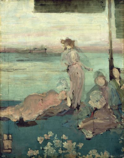 Boceto para El balcón de James Abbott McNeill Whistler