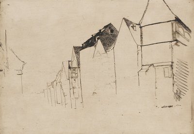 Boceto de casas, 1858 de James Abbott McNeill Whistler