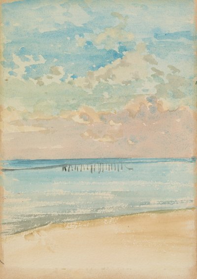 Southend - Atardecer, 1882-1884 de James Abbott McNeill Whistler