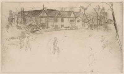 Speke Hall, 1875 de James Abbott McNeill Whistler