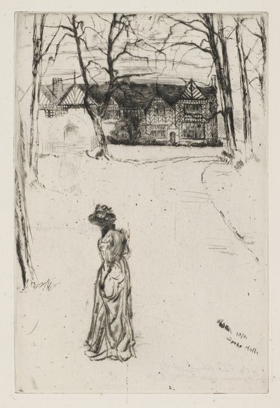 Speke Hall, No. 1, 1870 de James Abbott McNeill Whistler