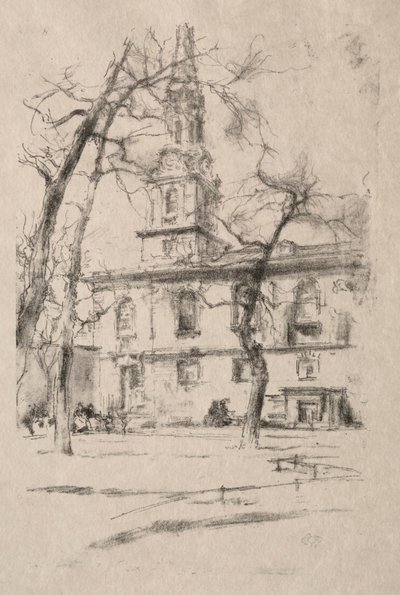 St. Giles-in-the-Fields, 1896 de James Abbott McNeill Whistler