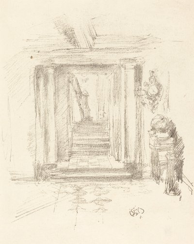Escalera, 1891 de James Abbott McNeill Whistler