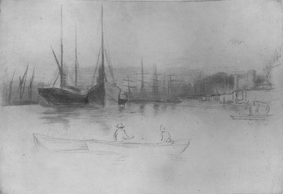 Vapores frente a la Torre, 1875, 1904 de James Abbott McNeill Whistler