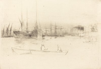 Vapores frente a la Torre de James Abbott McNeill Whistler