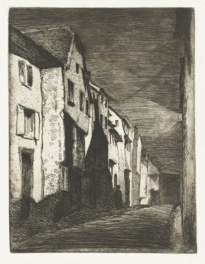 Calle en Saverne
Calle en Saverne
Doce grabados del natural (título de la serie) de James Abbott McNeill Whistler