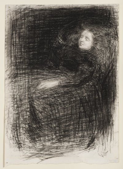 Estudio para "El durmiente", 1863 de James Abbott McNeill Whistler