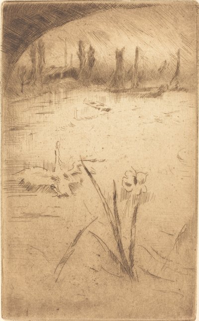 Cisne e iris de James Abbott McNeill Whistler