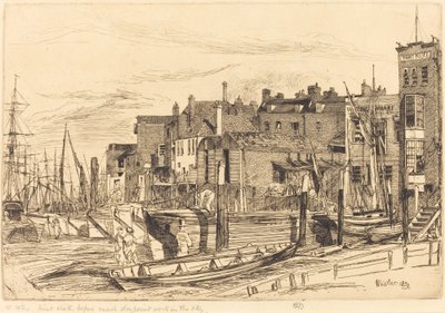 Policía del Támesis, 1859 de James Abbott McNeill Whistler