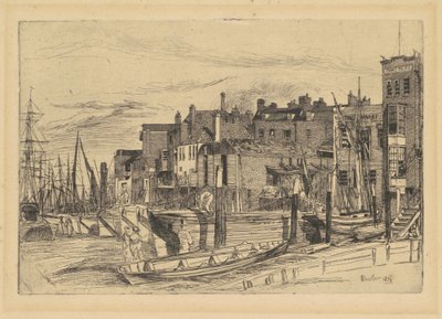 Policía del Támesis, 1859 de James Abbott McNeill Whistler