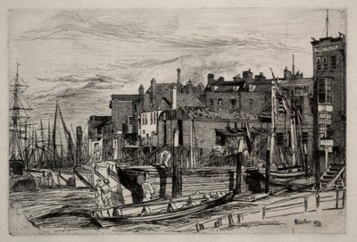Policía del Támesis, 1859 de James Abbott McNeill Whistler