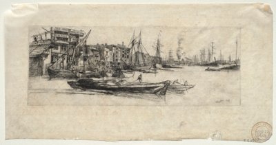 Almacén del Támesis, 1859 de James Abbott McNeill Whistler