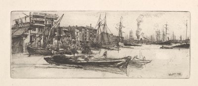 Almacenes del Támesis de James Abbott McNeill Whistler
