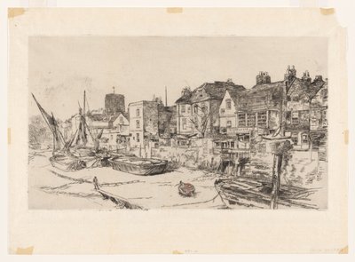 El "Adán y Eva", Viejo Chelsea de James Abbott McNeill Whistler