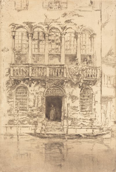 El balcón, 1879-1880 de James Abbott McNeill Whistler