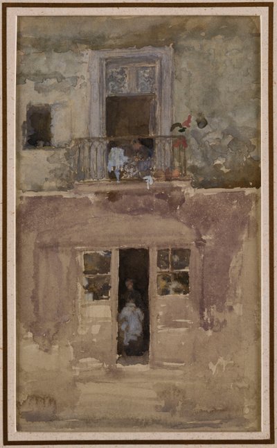 El balcón, c.1888 de James Abbott McNeill Whistler