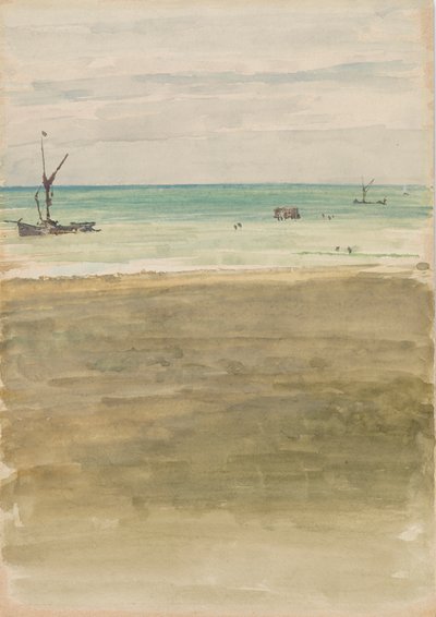 Los bañistas, 1882-1883 de James Abbott McNeill Whistler