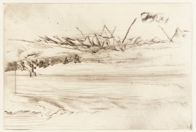 La playa, Hastings, 1873 de James Abbott McNeill Whistler