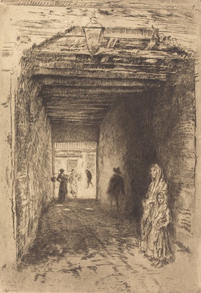 Los mendigos, 1879-1880 de James Abbott McNeill Whistler