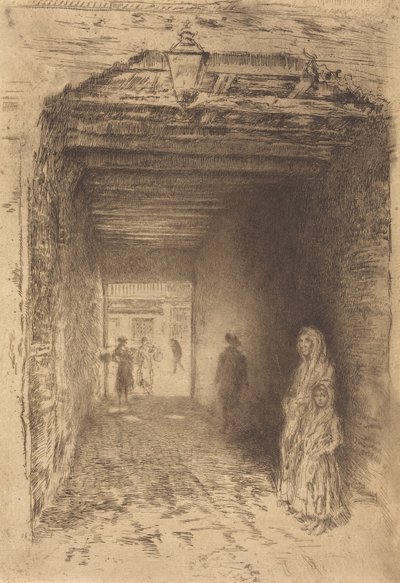 Los mendigos de James Abbott McNeill Whistler