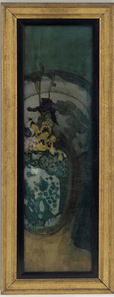 La chica azul fragmento: Púrpura y azul, 1872-1876 de James Abbott McNeill Whistler