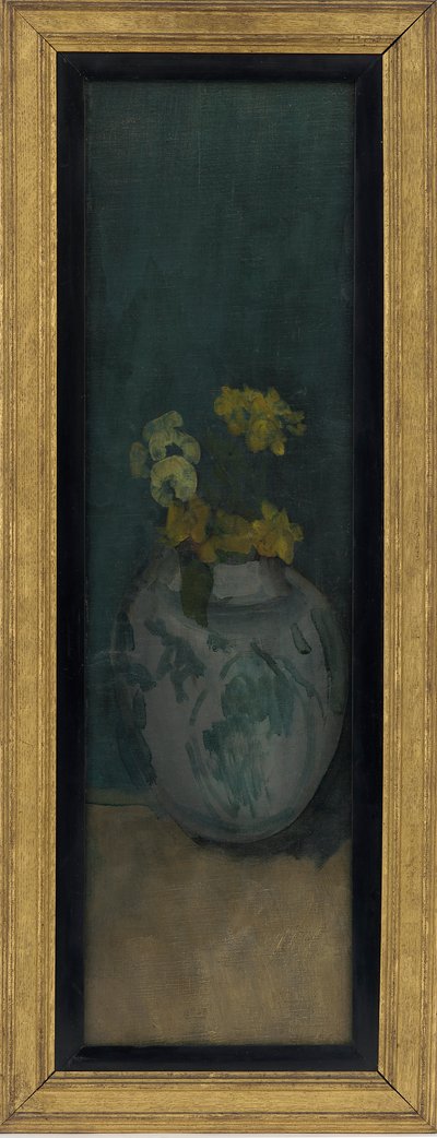 La chica azul fragmento: Amarillo y azul, 1872-1876 de James Abbott McNeill Whistler