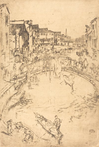 El puente, 1879-1880 de James Abbott McNeill Whistler