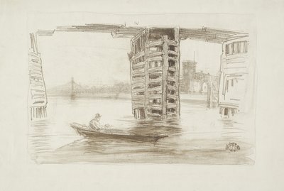 El puente ancho, 1878 de James Abbott McNeill Whistler