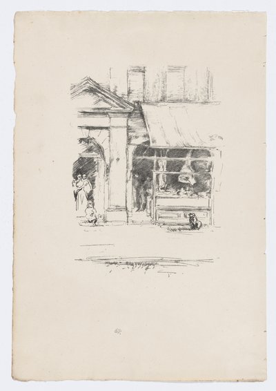 El perro del carnicero de James Abbott McNeill Whistler