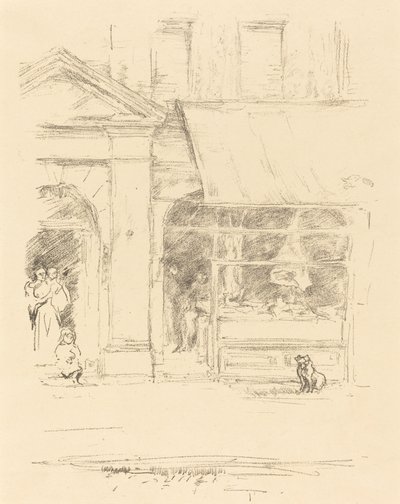 El perro del carnicero de James Abbott McNeill Whistler