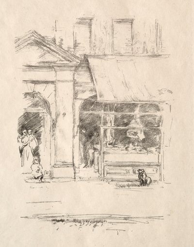El perro del carnicero, 1896 de James Abbott McNeill Whistler