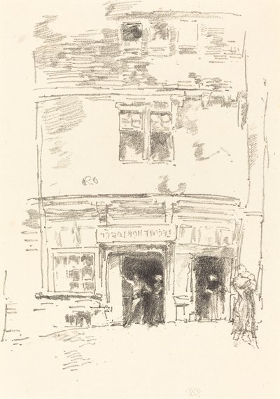Los relojeros, Paimpol, 1893 de James Abbott McNeill Whistler