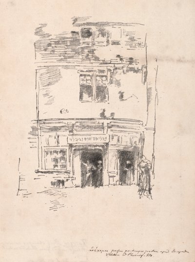 Los relojeros, Paimpol, 1893 de James Abbott McNeill Whistler