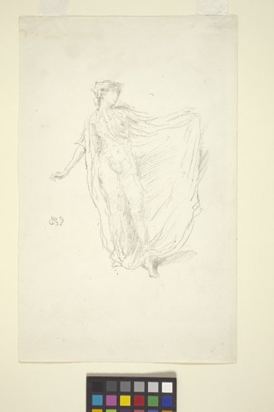 La bailarina (litografía por transferencia) de James Abbott McNeill Whistler