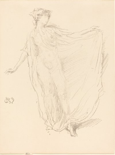 La bailarina, 1889 de James Abbott McNeill Whistler