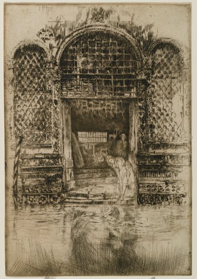 El umbral, 1880 de James Abbott McNeill Whistler