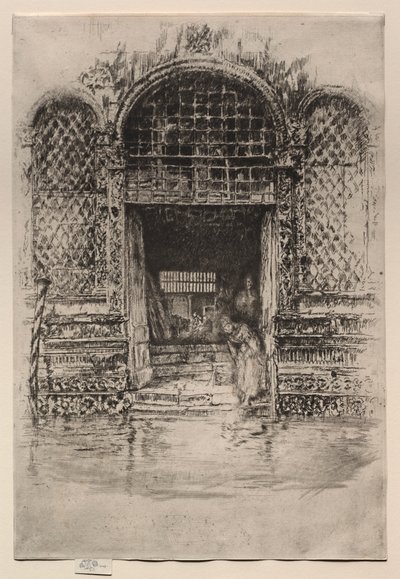 La puerta, 1880 de James Abbott McNeill Whistler