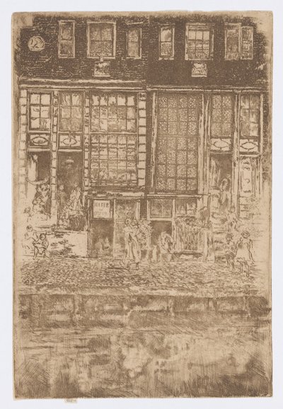La cortina bordada de James Abbott McNeill Whistler