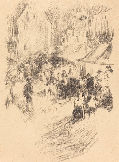 La feria, 1895-1896 de James Abbott McNeill Whistler