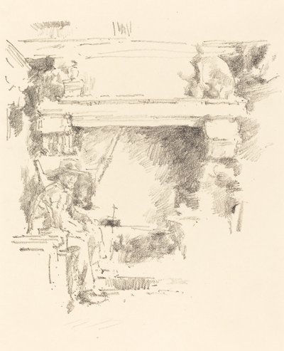La chimenea, 1893 de James Abbott McNeill Whistler