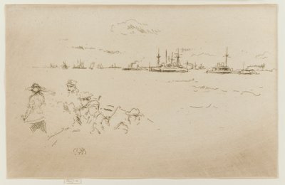 La flota: Monitores, 1887 de James Abbott McNeill Whistler