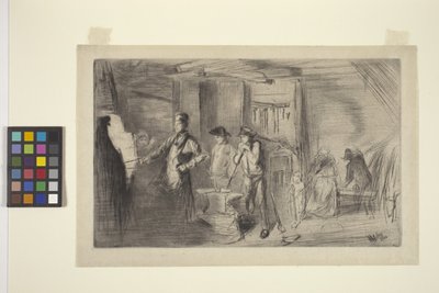 La Fragua (punta seca) de James Abbott McNeill Whistler