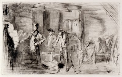 La fragua de James Abbott McNeill Whistler