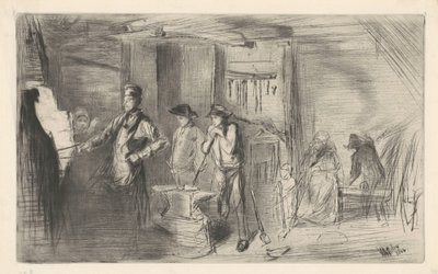 La fragua de James Abbott McNeill Whistler