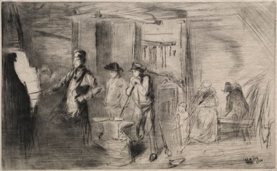 La forja, 1866 de James Abbott McNeill Whistler